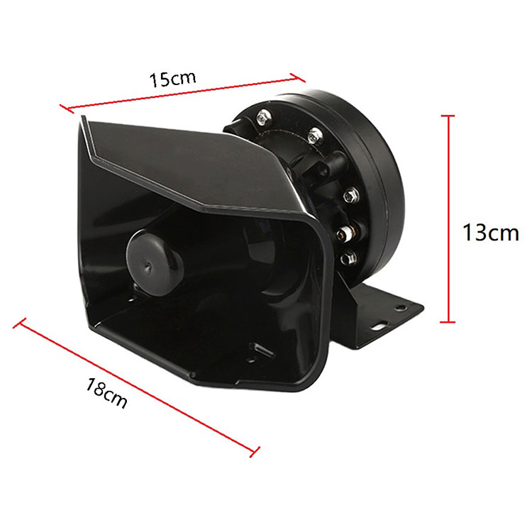 Cainteoir adharc Aláraim Luchtaigh 12V 200W
