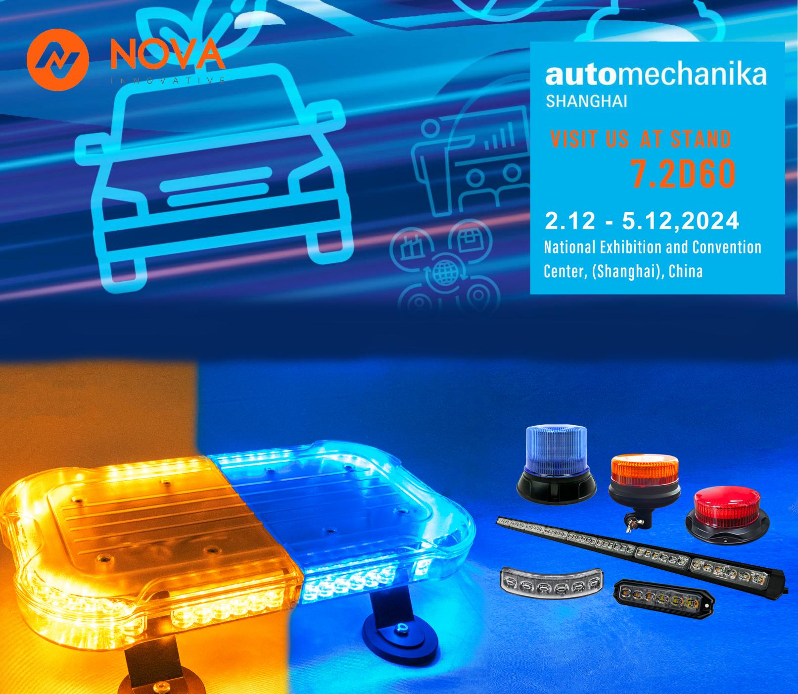 Feithicil Nova Tugann tú cuireadh duit cuairt a thabhairt orainn ag Automechanika Shanghai 2024